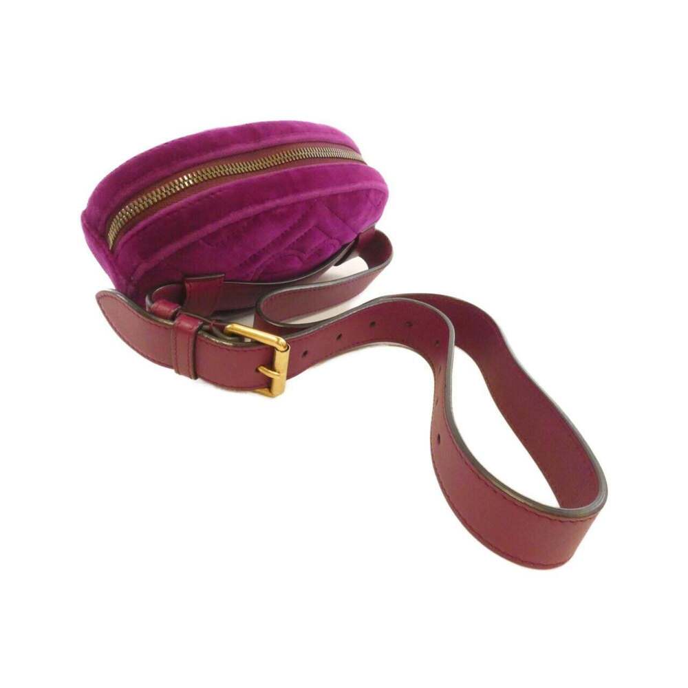 GUCCI Authentic Purple GG Marmont Fanny Pack - Picture 4 of 7